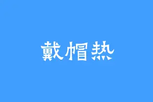 戴帽热