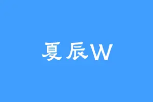 夏辰W