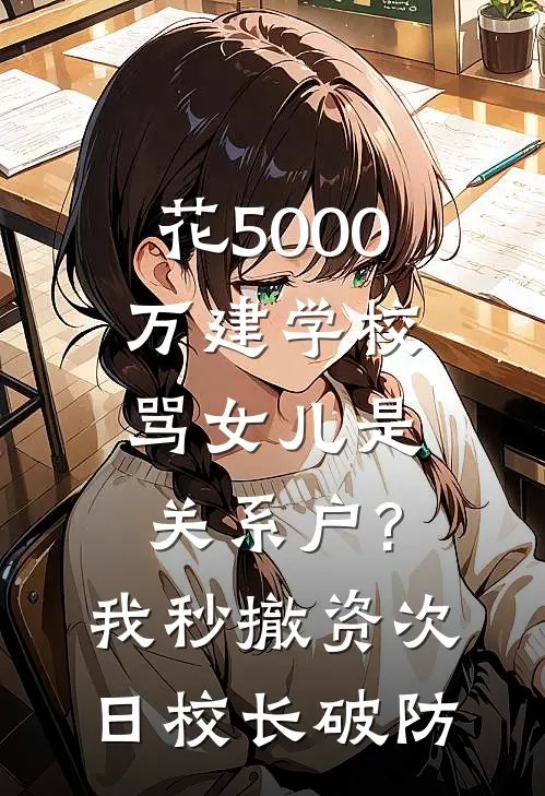 花5000万建学校骂女儿是关系户?我秒撤资,次日校长破防