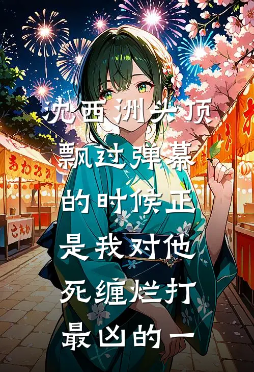 沈西洲头顶飘过弹幕的时候正是我对他死缠烂打最凶的一