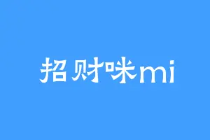 招财咪mi