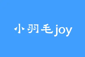 小羽毛joy
