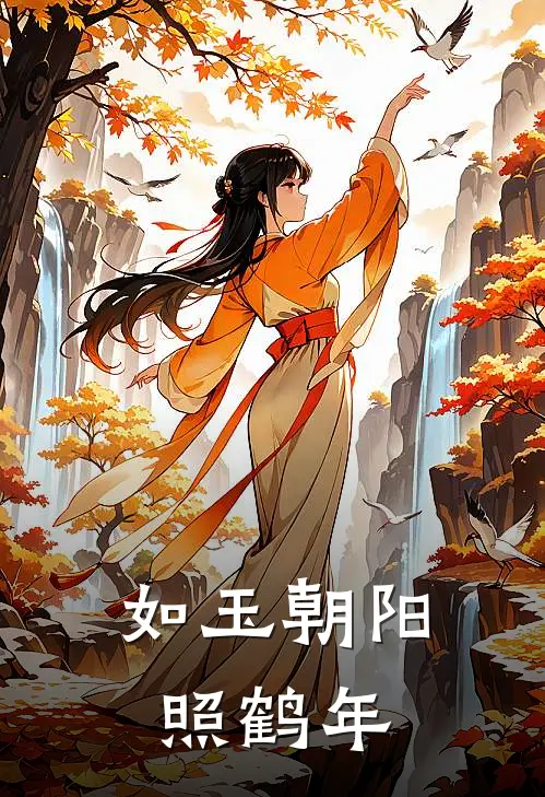 如玉朝阳照鹤年