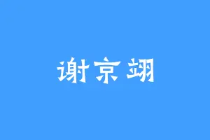 谢京翊