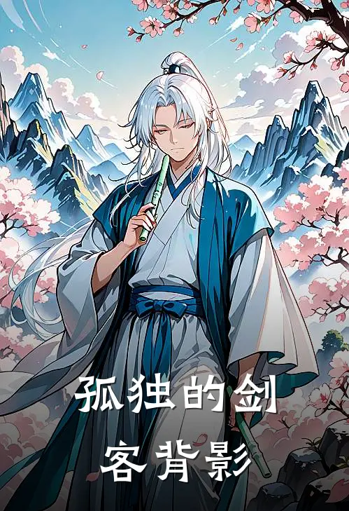 孤独的剑客背影