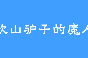 喜欢山驴子的魔人王