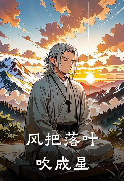 风把落叶吹成星