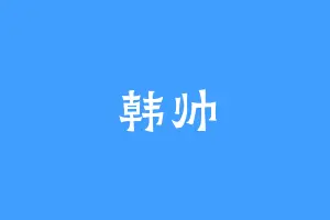 韩帅