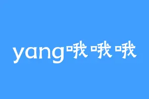 yang哦哦哦